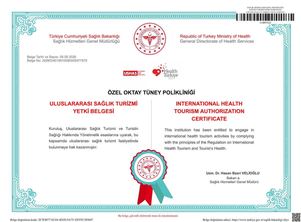 International Health Tourism Authorization Certificate